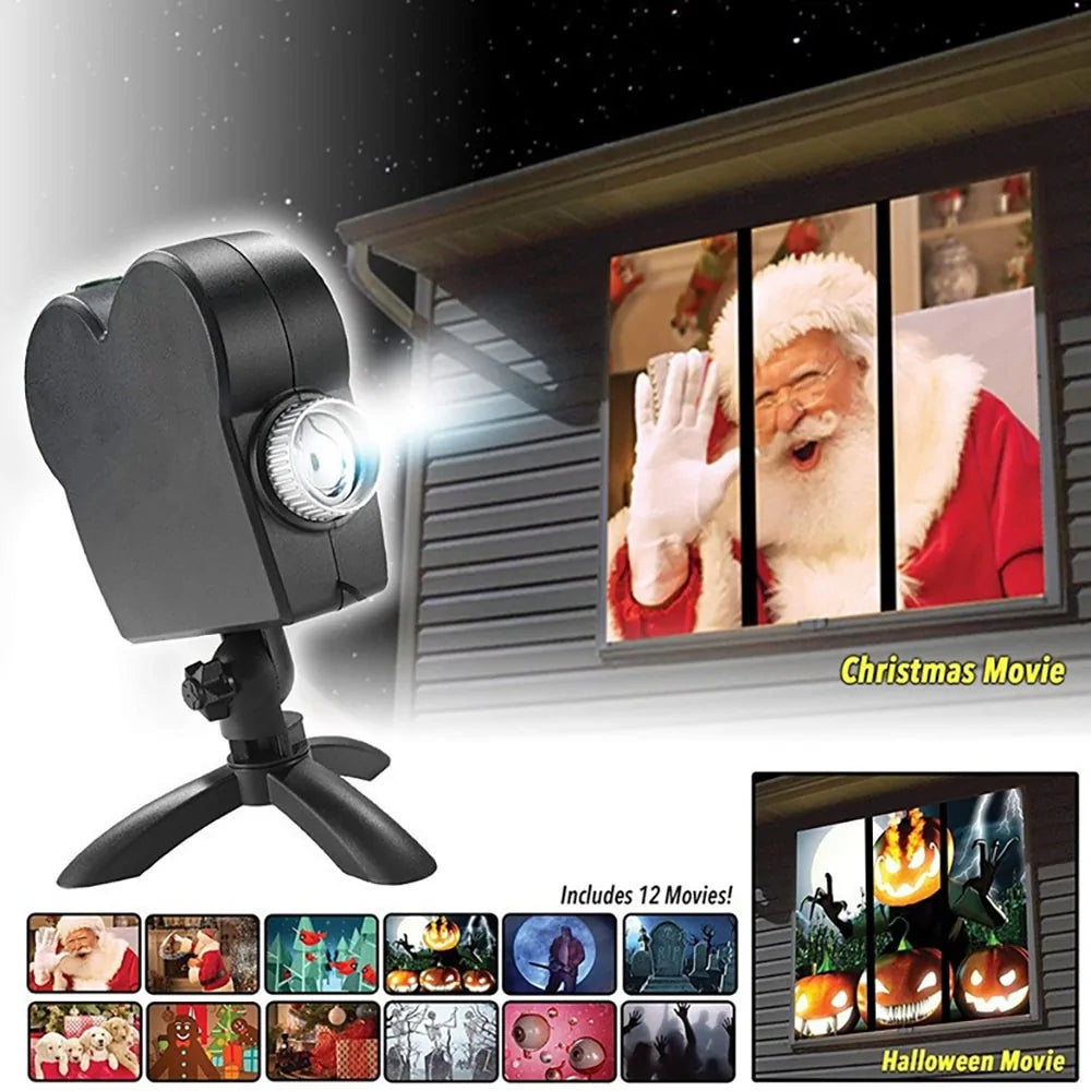 2-in-1 Laser Light Projector - Christmas&Halloween Themes™