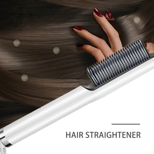 Straighteners Curling Hair Iron Hair Brush LCD™