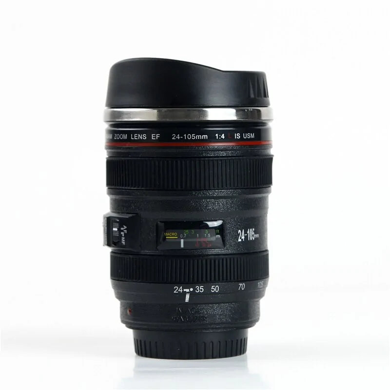 Cup Coffee Tea Travel Mug - Camera Lens Shape™