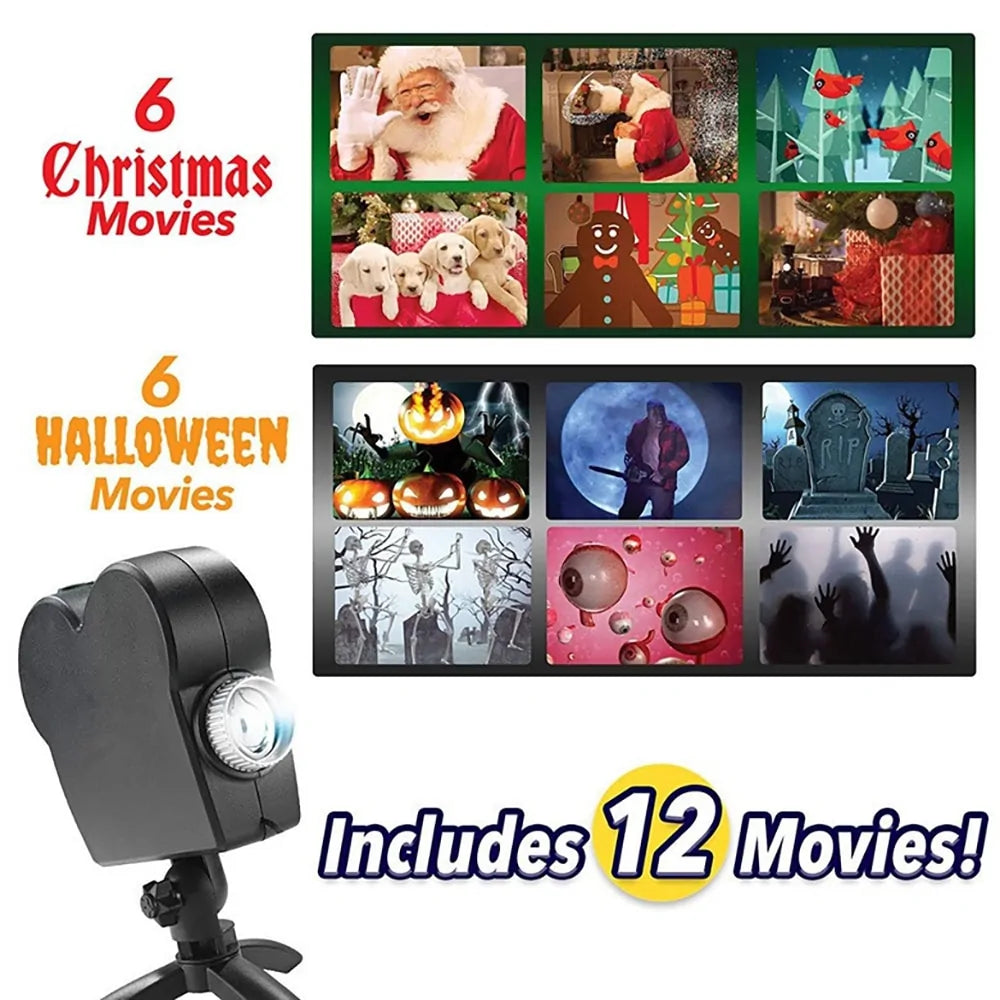 2-in-1 Laser Light Projector - Christmas&Halloween Themes™