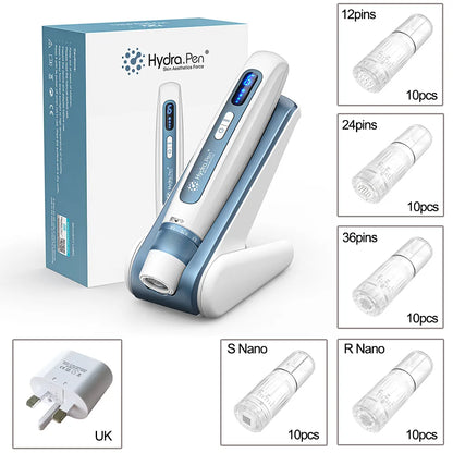 Best Microneedling Pen Hydrapen H5 Wireless Derma Pen Kit EMS Micro Current Face Care Beauty Device With 50pcs Needle Cartridges