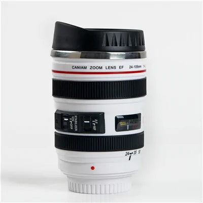 Cup Coffee Tea Travel Mug - Camera Lens Shape™